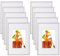 WOLTU Bilderrahmen 20x30 cm Set of 10 Fotorahmen aus Kunststoff mit Passepartout, Posterrahmen zum vertikalen oder horizontalen Aufhängen/Aufstellen, Collage Wanddeko, Silber