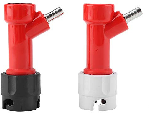 2Pcs 1/4 Tall Pin Lock Koppler Corny Keg Fitting Teil Gas Flüssigkeit Schnelltrennsätze Set Brauen Anschlusskuppler Kit für Koks