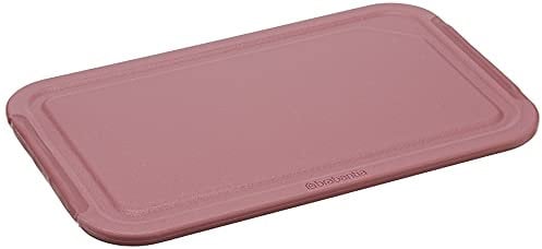 Brabantia Tasty+ Small Chopping Board (Grape Red) Non-Slip, Dishwasher Safe Cutting Board with Drainage Groove
