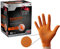 Venom Steel Maximum Grip Nitrilhandschuhe, 8 mm dick, erhöhte Diamantstruktur für Griffigkeit, durchstich- und reißfest, hohe Sichtbarkeit, Orange, Größe L (100 Stück)