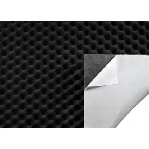Panneau éponge acoustique insonorisante adhésive à poignée 50 x 100 cm de 30/40 mm (40 mm)