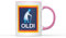 Oldi Woman Mug- Birthdays Christmas Funny Gift Presents Mother's Day Celebration Novelty Old Coffee Tea Heavy Duty Handle Dino Coated Dishwasher/Microwave Safe Sublimation Ceramic (Pink Handle Prime)
