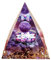 Orgonit pyramide Kristall Orgonit pyramide Reikipyramide Amethyst pyramide Positive pyramide Natürliche Chakra Meditation skristalle Wohnkultur 6cm