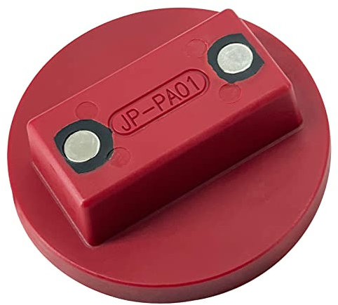 POTAUTO Universal Nylon PA6 Magnetic Jack Pad Jacking Puck Adapter Support Compatible with BMW, Mini (Qty 1, Red)
