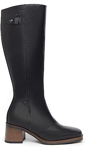 Nero Giardini I308860D Stivali Donna in Pelle - Nero 41 EU