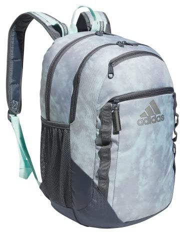 adidas Unisex-Erwachsene Excel Backpack for Men & Women – Durable Large Athletic Laptop Bag Rucksacktasche, Stone Wash Semi Flash Aqua-Stone/Onix Grey, Einheitsgröße