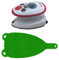 GRITZNER 636 mini Bügeleisen (rot) (Gritzner 636 + grüne Ablage)