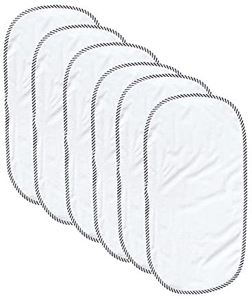 Ruspela Cambiador de Forro de rayón de bambú más Suave, Impermeable, Lavable, Funda de Cambiador, Reutilizable, 6 Piezas para bebé 30 x 60cm