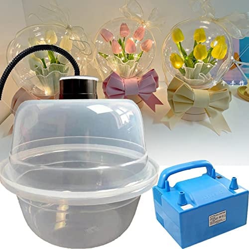 Ballon-Stopfmaschine, Ballon-Expander-Extraktor-Werkzeug-Kit für Ballon-Rosen-Blumenstrauß, DIY-Blumensträuße, Hochzeitsgeschenk, Heimdekoration, weiß