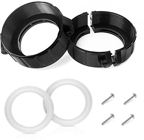 2 Spa Hot Tub Heater Pump Union Split Nut with Screw, Heater Gasket and O-Rings for Balboa Gecko (Actual Size 3 Inch, Suitable for 2 Inch Heater Assemblies)