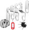 flintronic 16mm Security Mailbox Lock, Letter Post Box Lock with 4 Keys, 1 Key Tag and 5 Locking Plates, Cabinet Drawer Cupboard Cam Lock, for Mailboxes Locker Toolboxe Filing Cabinet Letter Box Lock…