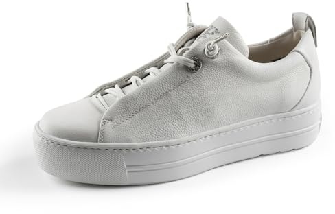 Paul Green Damen Frauen Low-Top Sneaker | Sneaker, Weiß, Schnürung, Plateausohle, Damen, Schuhe