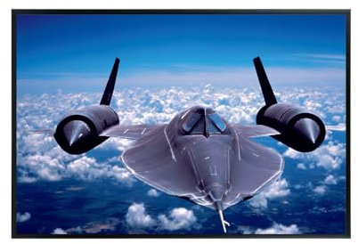 Blessed Posters SR-71 Blackbird Wandkunst, Skunkworks, Flugzeug-Poster, Luftfahrtfotografie, Druck, Pilotengeschenk