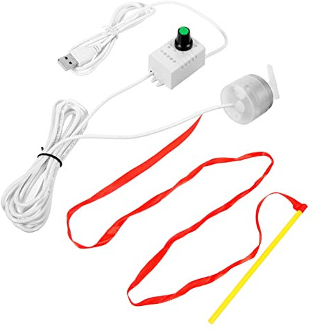 Warmhm Outdoor Ceiling Fan Power Hanging Fan for Camping Tent and Dormitory Simple Design