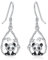 enjoylifecreative Damen Panda Ohrringe 925er Sterling Silber Pandabär Ohrringe Panda Bear Schmuck Geschenke für Frauen Mädchen Panda Liebhaber