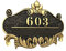 Large House Number Address Plaque Retro European Style House Address Sign Personalized Door Number Plate Wall Sticker Self-Adhesive Acrylic Room Number Plaque for Unit Floor Apartment Hotel Villa