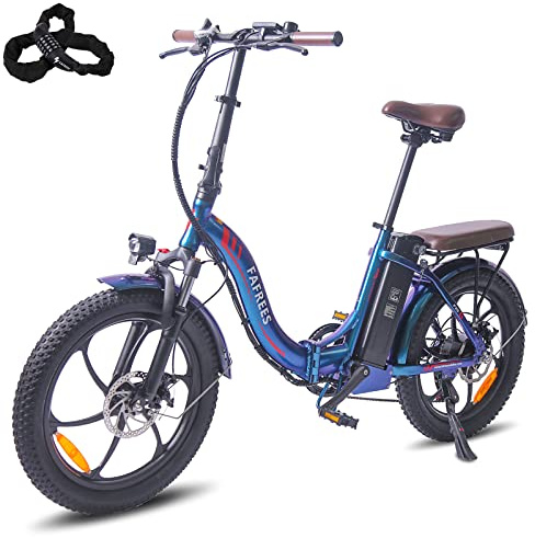 Fafrees Offiziell F20 PRO Herren E Bike Klappbar Fatbike mit 36V 20AH Akku, Damen E-Bike 20 Zoll Elektrisches Fahrrad 250W, Ebike Fahrrad 25km/h Mountainbike Herren Klapprad 140kg