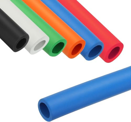 95cm Tube D'isolation Poignée Poignées Mousse Manchon Auto-scellant Tuyau en Caoutchouc ID 18/22/25/28/32.0mm pour Support De Guitare Piscine Nouilles Fitness Outils(Bleu,32.0mm x 5.0mm x 95cm)