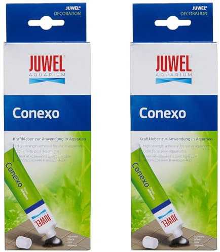 Juwel Colle puissante pour Aquarium, CONEXO, 80 ml, Noir (Lot de 2)