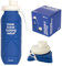 FISURA - Botella de agua plegable “F*cking water”. Botella de agua plegable de silicona libre de BPA. Botella de agua flexible azul. 600 ml de capacidad.