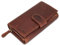 STILORD 'Elisa' Porte Monnaie Femme Cognac Grande Capacité en Cuir Véritable - Porte-Monnaie Femme Cuir Protection RFID avec de Nombreux Compartiments Poches pour Cartes