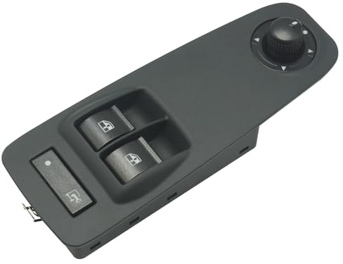 Arotzelox interruptor de elevación de cristal ventana Eléctrica para Relay Jumper Boxer Doblo Ducato Combo 735487419 Interruptor de elevación de vidrio, mando botonera elevalunas 6490.X9 Fondo verde