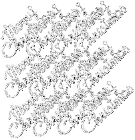 GRADENEVE 20pcs Merry Christmas Tree Decorations Showcase Tags Christmas Hanging Board Letter Sign Tag Xmas Outdoor Decor