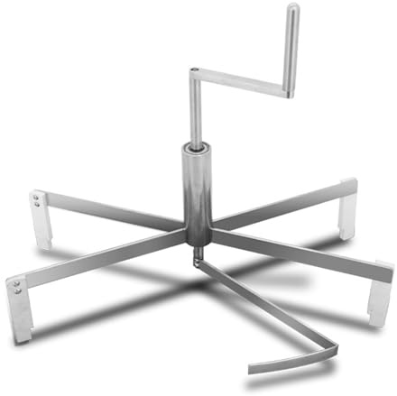 Vituord 40cm Kreppstreuer, Edelstahl-Teigstreuer, Mit Drehbarem Griff, Manuelle Pfannkuchenmaschine, Für Bäcker Und Heimgebrauch (Silber)