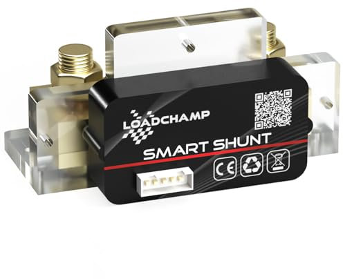 LOADCHAMP Smart Shunt 500A Batterie Monitor 10V - 80V Batteriewächter Bluetooth