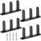 Guide de porte de poche | Guide de bas de porte de placard coulissante – Rails avec vis de rechange pour intérieur, armoire, chambre, salle de bain, cuisine, maison