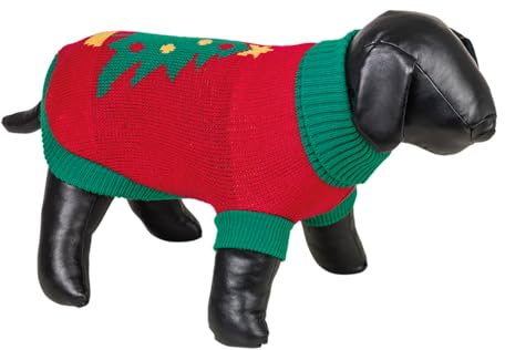 Nobby Hundepullover Xmas Tree rot-grün 45 cm