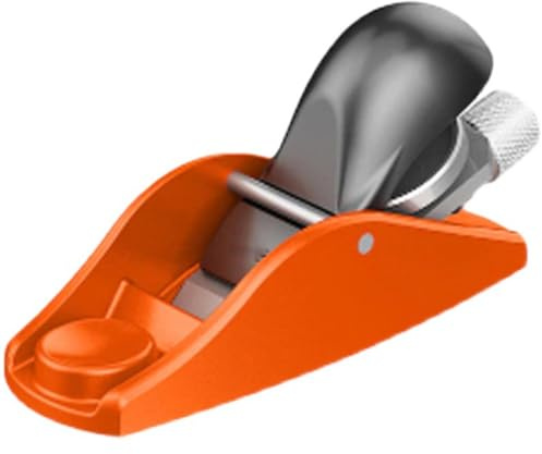 Wood Plane - Ductile Iron Body, Adjustable Cutting Depth, Ideal for Trimming, Polishing, and Deburring