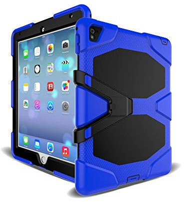 Lobwerk 3in1 Outdoor Hülle für Apple iPad Pro 2017 10.5 Zoll stoßfestes Hardcase und Silikonrahmen Tablet Hybrid
