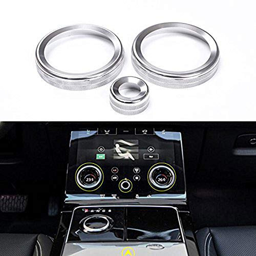 Für velarer 2017 Aluminium Legierung Auto Central Klimaanlage Volumen Regler Ring Radzierblenden Zubehör 3