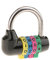MagiDeal Serrure Cadenas à Combinaison à 4 Lettres pour Le Casier de Gymnase d'Ecole, Casier de Sports, la Barrière, la Boîte à Outils, l'affaire, Le Stockage de Moraillon - 56mm, Noir