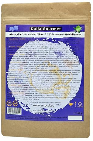 Infuso alla Frutta - Mirtilli Neri 150 g | Qualità Premium | Prodotto in Italia