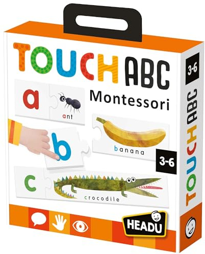 HEADU | MONTESSORI TOUCH ABC | Educational Games & Puzzles | Ages 3-6 years