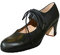 Menkes Scarpa Flamenco Modello Principiante Sevilla Pelle con Chiodi da Donna Taglia 36 Nero