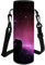HUGS IDEA Porte-bouteille isotherme en néoprène violet avec bandoulière pour vélo