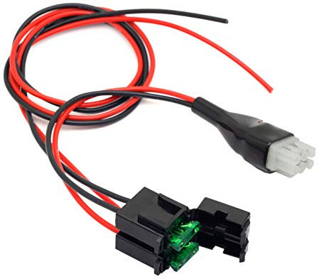 Kymate 30A 6-pin 12AWG DC Power Supply Cable for ICOM Yaesu FT-847 FT-857D FT-897D Kenwood TS-50s TS-430s TS-440s TS-450s TS-2000 IC-706 IC-746 IC-718 Alinco DX-70 DX-77 Mobile Radio Power-Cord