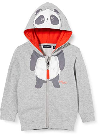 BLUE SEVEN Baby Jungen Sweatjacke, Kapuze, Reißverschluss
