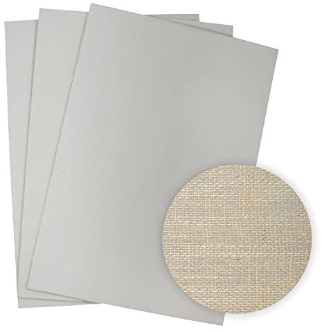 Artway Traditionelle Lino A2 Blätter - Ideal für Druckgrafik/Linoldruck - Packung mit 3 Blättern - Grau