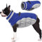 AOFITEE Hundemantel, Warme Hundewinterjacke für Kleine Hunde, Reflektierender Hundemantel mit Integriertem Geschirr, Wasserdichter Hundemantel aus Fleece mit Rollkragen für Yorkshire, West Highland
