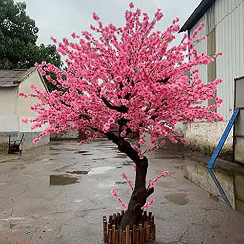 DWXN Künstlicher Pfirsich Baum - Wunsch Baum Große Pflanze, Künstliche Kirschbaum Pflaume für Indoor und Outdoor Landschaftsgestaltung Dekoration, H200*L200CM