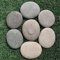 JOOLEE Groß Flache Steine/Kiesel zum Bemalen & Garten Kieselsteine Kies Dekosteine Naturstein Marmorkies Zierkies für Gartendeko - Natur Aquarium Deko Stein Gartensteine Weiss Gross 5-8cm