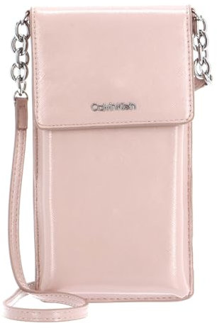 Calvin Klein CK Must Phone Pouch Saffiano Spring Rose
