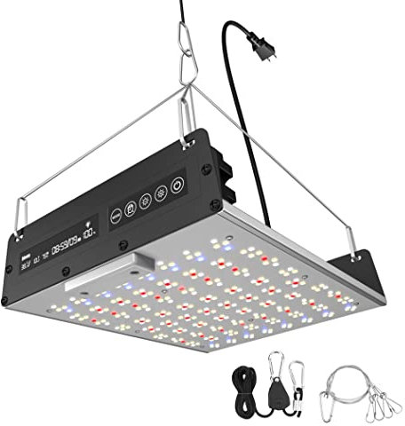 Newest Dimmable LED Grow Light 250w Grow Lights for Indoor Plant, 320 LED Full Spectrum Grow Light, Grow Lamp with On/Of for Indoor Plants Seeding Veg Flower Growing Lamp