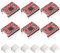 6pcs A4988 Stepper Motor Driver Module Schrittmotortreibermodul mit Kühlkörper, kompatibel mit 3D-Drucker Reprap, CNC-Maschine oder Robotik