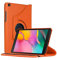 TechDealsUK Funda giratoria 360 para Samsung Galaxy Tab A 8.0 (2019) T290 T295 Funda de Cuero con Soporte (Naranja)