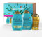 OGX Renewing Argan Oil of Morocco Rutina, Set de champú (1x385 ml), acondicionador hidratante ( 1x385 ml) y aceite para el pelo (1x100 ml) para cabello seco y dañado, gama con aceite de argán